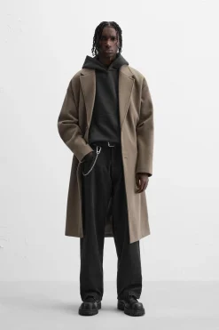 Fashion ABRIGO OVERSIZE FIT Hombre Cazadoras|Abrigos / Gabardinas