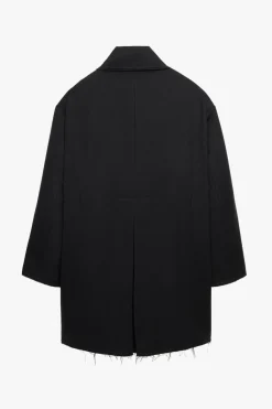 Sale ABRIGO OVERSIZE FIT LANA X STEFANO PILATI Hombre Cazadoras|Abrigos / Gabardinas