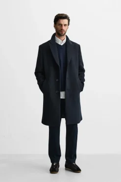 Best ABRIGO PAÑO CON LANA Hombre Cazadoras|Abrigos / Gabardinas