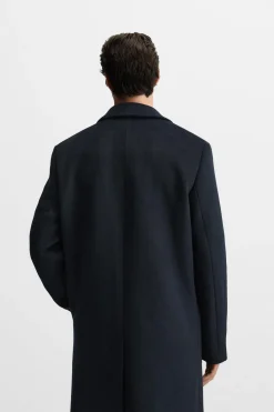 Best ABRIGO PAÑO CON LANA Hombre Cazadoras|Abrigos / Gabardinas