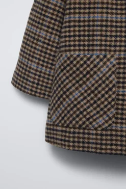 Niños ZARA 1½ - 6 Años·Abrigos|6 - 18 Meses·Abrigos / Buzos<ABRIGO PAÑO CUADROS