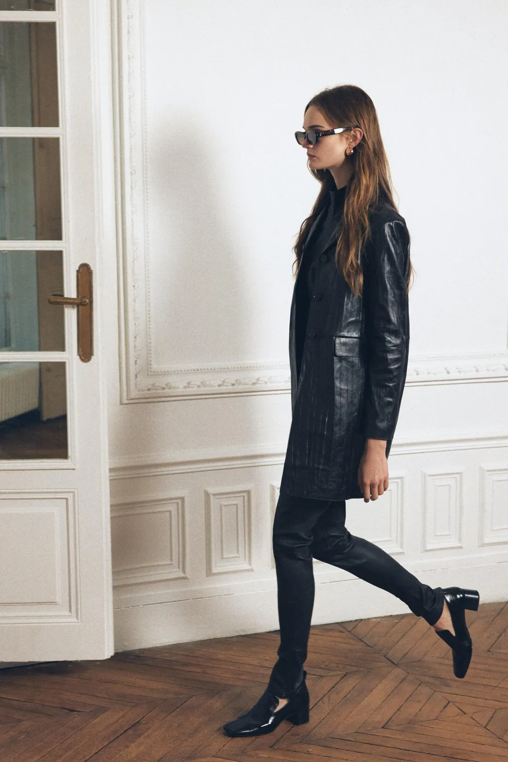 Fashion ABRIGO PIEL 100% EFECTO CRINKLE ZW COLLECTION Mujer Abrigos / Anoraks