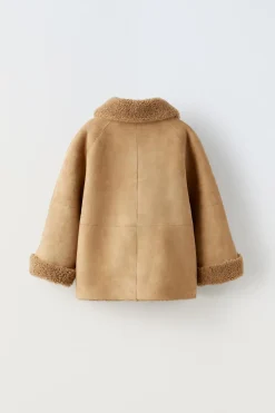 Niños ZARA 1½ - 6 Años·Abrigos<ABRIGO PIEL DOBLE FAZ LIMITED EDITION