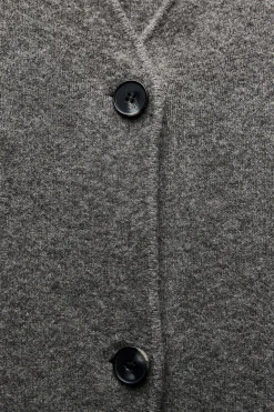 Outlet ABRIGO PUNTO BOLSILLOS PLASTRÓN Mujer Abrigos / Anoraks|Cárdigan / Jerséis