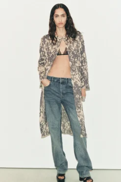 Best ABRIGO PUNTO JACQUARD Mujer Abrigos / Anoraks|Cárdigan / Jerséis