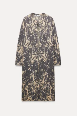 Best ABRIGO PUNTO JACQUARD Mujer Abrigos / Anoraks|Cárdigan / Jerséis