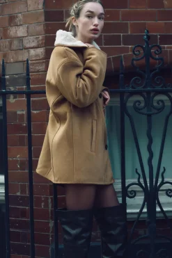 Discount ABRIGO SEMILARGO DOBLE FAZ Mujer Abrigos / Anoraks