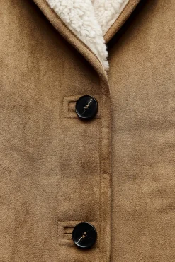 Discount ABRIGO SEMILARGO DOBLE FAZ Mujer Abrigos / Anoraks