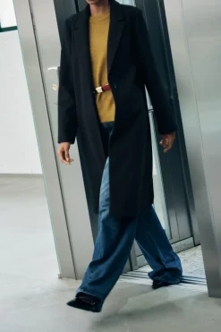 Hot ABRIGO SOFT BOTÓN Mujer Abrigos / Anoraks