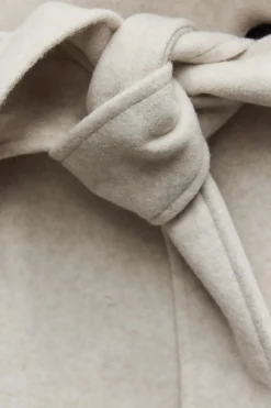 Online ABRIGO SOFT CINTURÓN CAPUCHA Mujer Abrigos / Anoraks