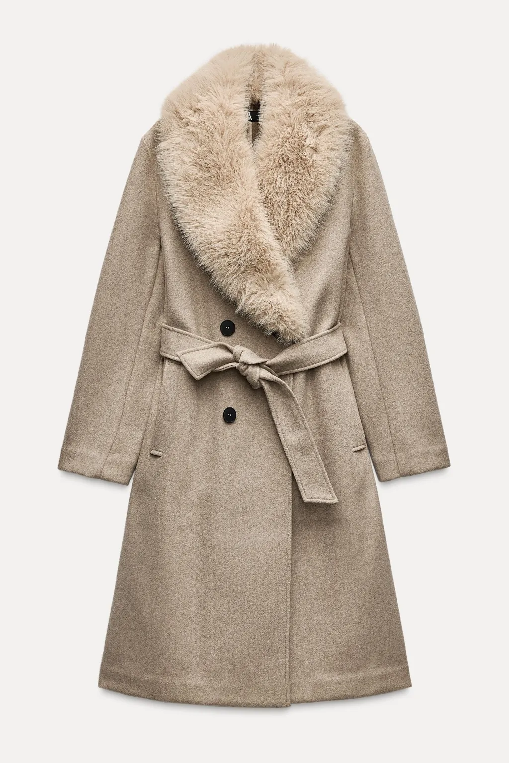 Clearance ABRIGO SOLAPA EFECTO PELO Mujer Abrigos / Anoraks