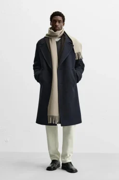 Best ABRIGO TEXTURA MEZCLA LANA Hombre Cazadoras|Abrigos / Gabardinas