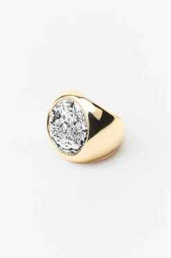 Sale ANILLO MEDALLA TEXTURA Mujer Accesorios / Bisuteria