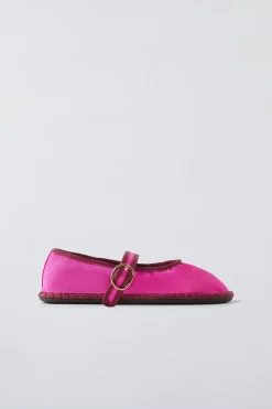 Niños ZARA 6 - 14 Años·Zapatos<BAILARINA FLÚOR