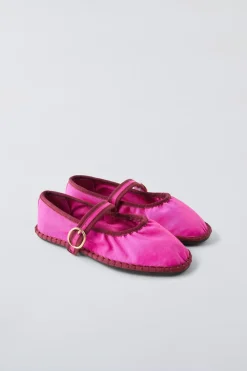 Niños ZARA 6 - 14 Años·Zapatos<BAILARINA FLÚOR