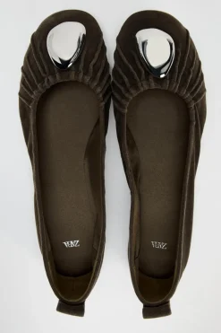 Discount BAILARINA ADORNO METÁLICO Mujer Zapatos