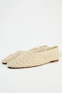 Sale BAILARINA ATADA CROCHET Mujer Zapatos