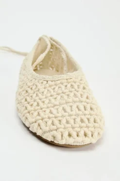 Sale BAILARINA ATADA CROCHET Mujer Zapatos