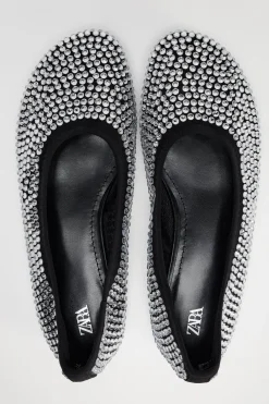 New BAILARINA BRILLOS Mujer Zapatos