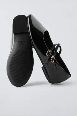 Niños ZARA 6 - 14 Años·Zapatos<BAILARINA CHAROL TIRAS