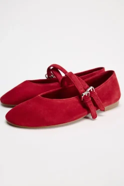 Discount BAILARINA DOBLE TIRA PIEL Mujer Zapatos