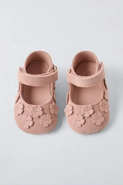 Niños ZARA 0 - 6 Meses·Patucos<BAILARINA FLORES PIEL