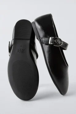 Niños ZARA 6 - 14 Años·Zapatos<BAILARINA HEBILLA