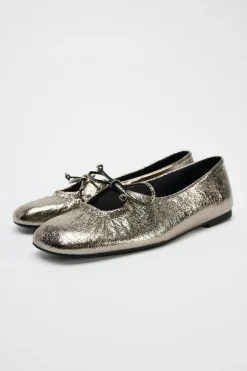 Sale BAILARINA LAZO METALIZADA Mujer Zapatos