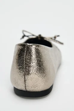 Sale BAILARINA LAZO METALIZADA Mujer Zapatos