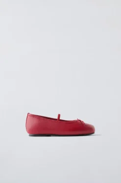 Niños ZARA 1½ - 6 Años·Zapatos<BAILARINA LAZO PIEL