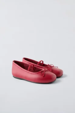 Niños ZARA 1½ - 6 Años·Zapatos<BAILARINA LAZO PIEL