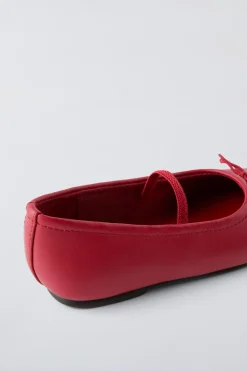 Niños ZARA 1½ - 6 Años·Zapatos<BAILARINA LAZO PIEL