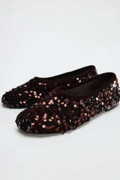 Best BAILARINA LENTEJUELAS Mujer Zapatos