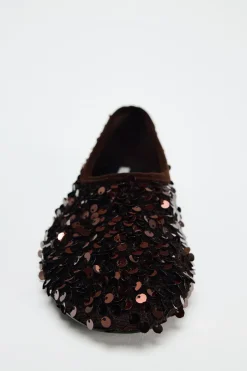 Best BAILARINA LENTEJUELAS Mujer Zapatos