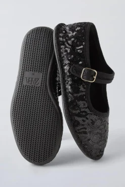 Niños ZARA 6 - 14 Años·Zapatos<BAILARINA LENTEJUELAS