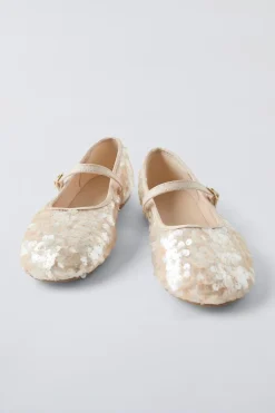 Niños ZARA 6 - 14 Años·Zapatos<BAILARINA LENTEJUELAS