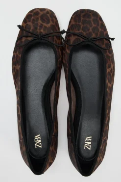 Discount BAILARINA MESH ESTAMPADO ANIMAL Mujer Zapatos