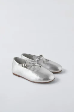 Niños ZARA 1½ - 6 Años·Zapatos<BAILARINA METALIZADA