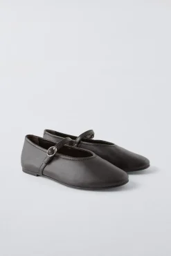 Niños ZARA 6 - 14 Años·Zapatos<BAILARINA PIEL