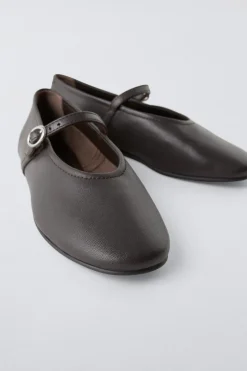 Niños ZARA 6 - 14 Años·Zapatos<BAILARINA PIEL