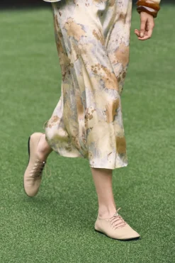 Hot BAILARINA PIEL ACORDONADA Mujer Zapatos