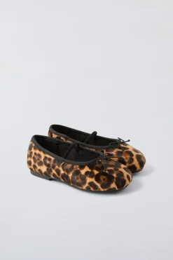 Niños ZARA 1½ - 6 Años·Zapatos<BAILARINA PIEL ANIMAL PRINT