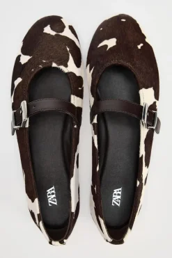 Best BAILARINA PIEL ESTAMPADO ANIMAL Mujer Zapatos