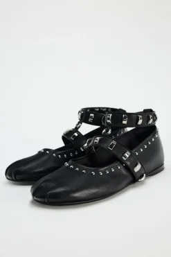 Fashion BAILARINA PIEL TACHAS Mujer Zapatos