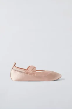 Niños ZARA 6 - 14 Años·Zapatos<BAILARINA RASO