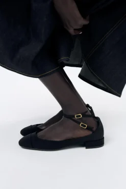 Outlet BAILARINA TEJIDO ATADA Mujer Zapatos