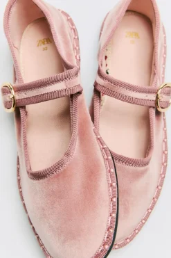 Niños ZARA 6 - 14 Años·Zapatos<BAILARINA TERCIOPELO
