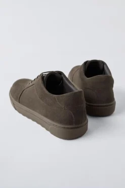 Niños ZARA 6 - 14 Años·Zapatos<BAMBA PIEL SERRAJE