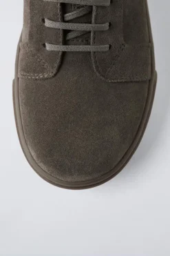 Niños ZARA 6 - 14 Años·Zapatos<BAMBA PIEL SERRAJE