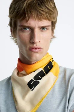 New BANDANA ESTAMPADO CONTRASTE Hombre Accesorios